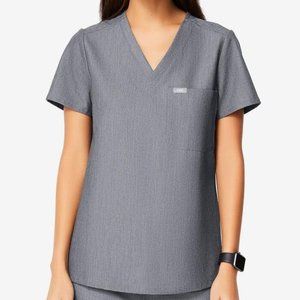 FIGS Graphite Gray Scrub Top Size Large